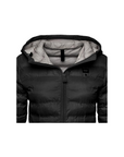 Blauer giubbino da donna con cappuccio e cuciture nastrate Ellis 25SBLDC02232 007104 999 nero