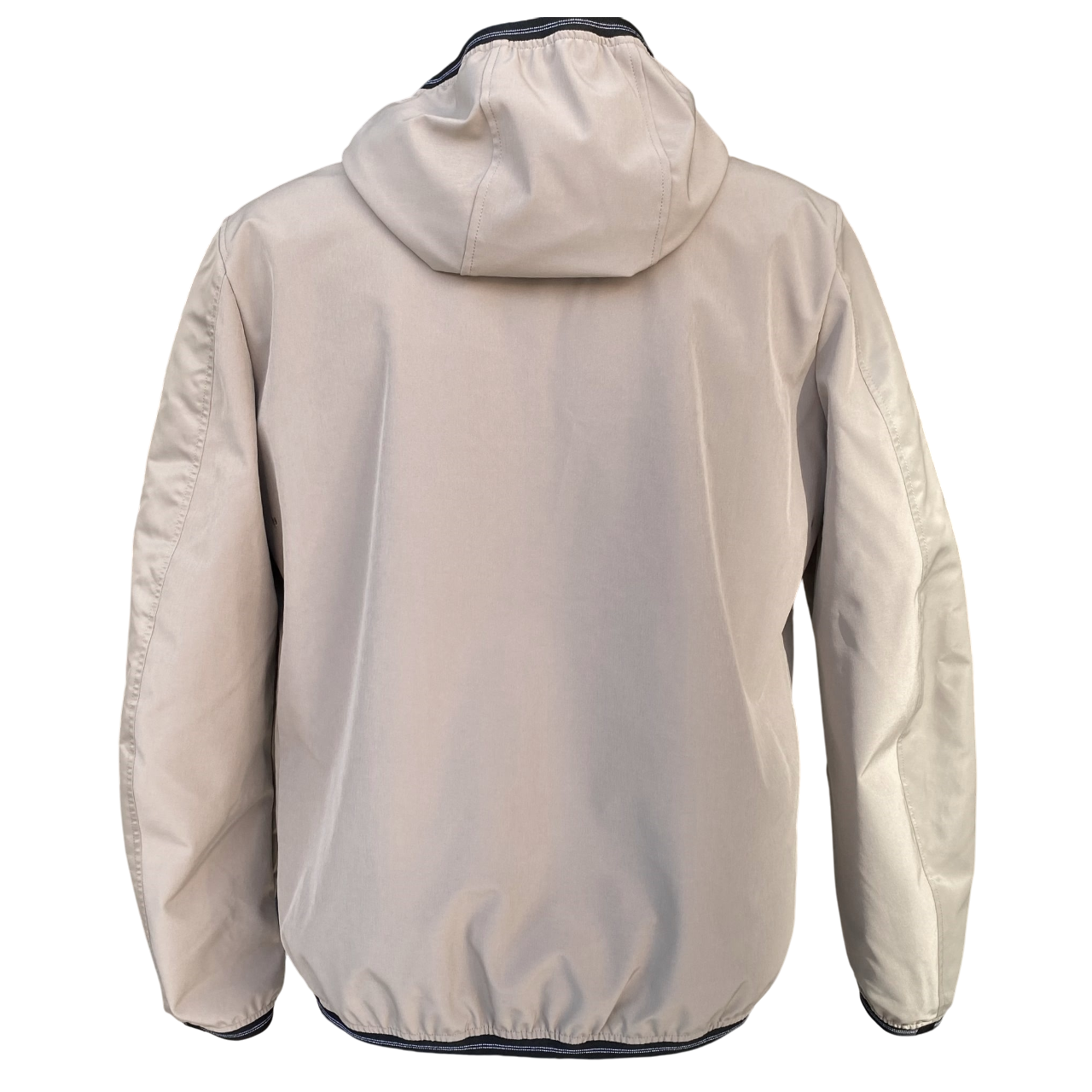 Blauer giubbino da uomo con cappuccio Rundel 25SBLUC01219-007108 beige