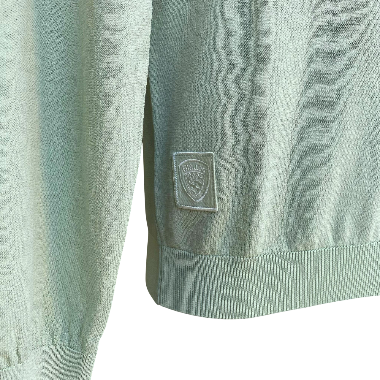 Blauer maglia leggera girocollo da uomo Morton 25SBLUM01478-007167 736 pistacchio