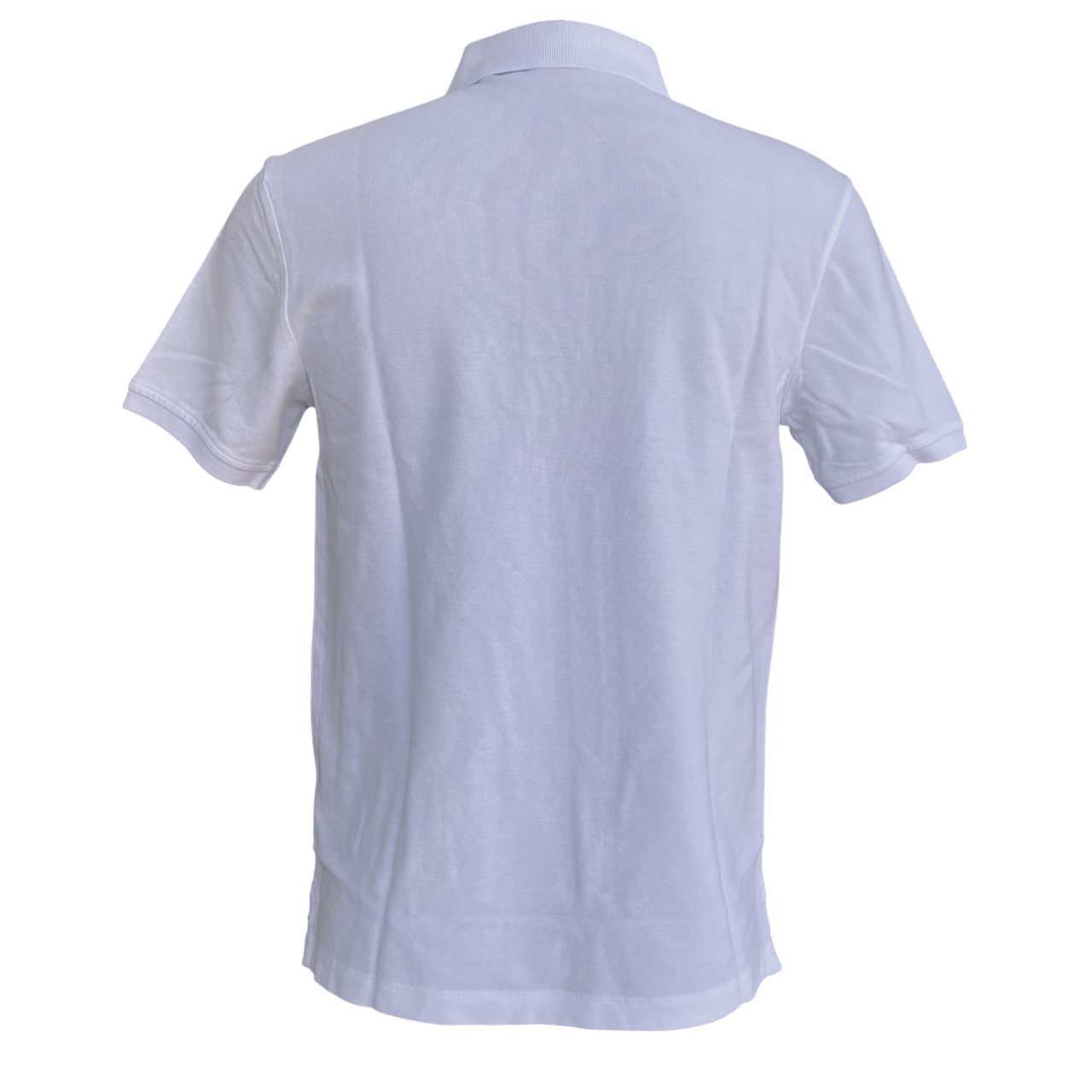 Blauer polo in cotone pique manica corta da uomo Alban 25Sblut02309 007125 100 bianco