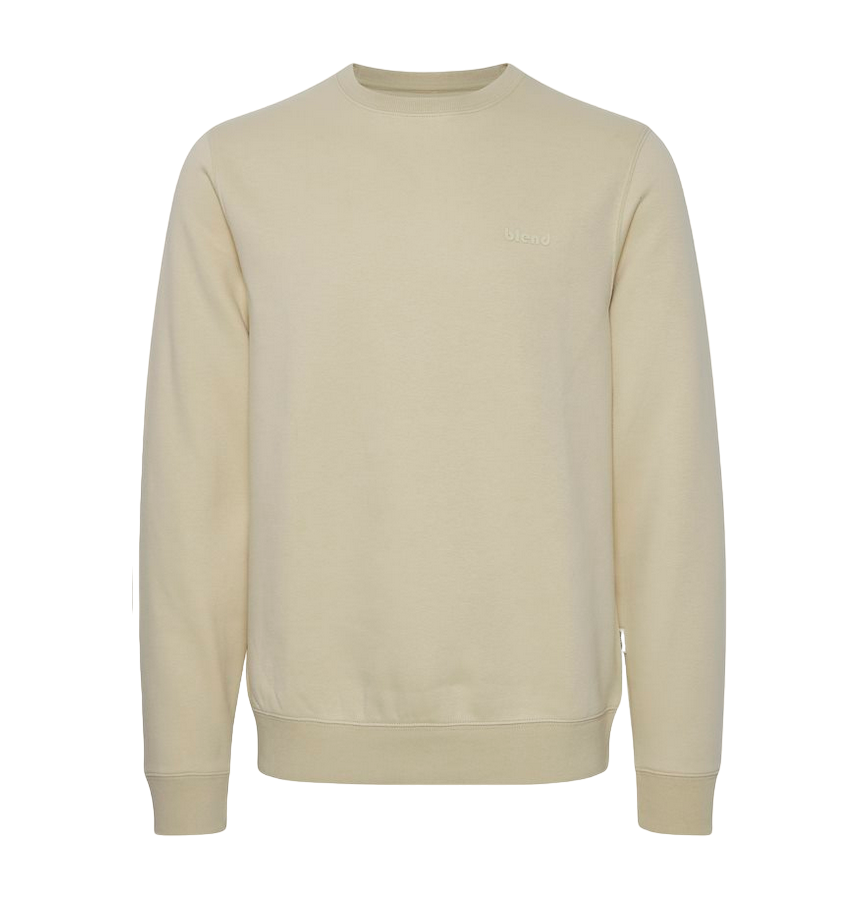 Blend Felpa girocollo da uomo Downton vestibilità regolare 20712522 141107 beige