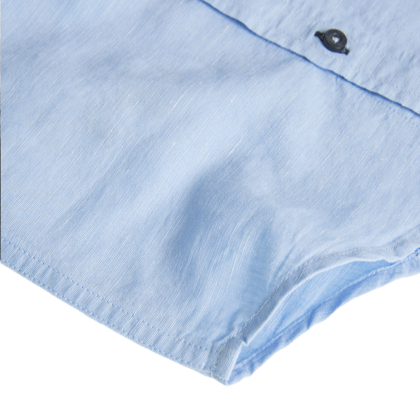 Boboli Camicia di lino da neonato 718433 2294 blu