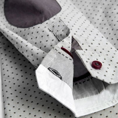 Boboli Camicia oxford manica lunga per ragazzo 737209 9174 grigio