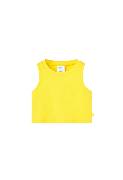 Boboli Top a costine da bambina 498045 1199 giallo – Sportiamo