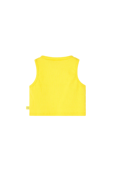 Boboli Top a costine da bambina 498045 1199 giallo