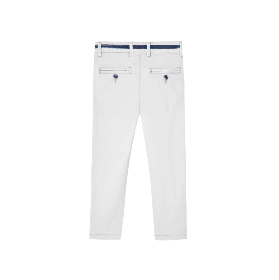 Boboli Pantalone casual in saten elasticizzato da bambino 738020 7351 grigio chiaro