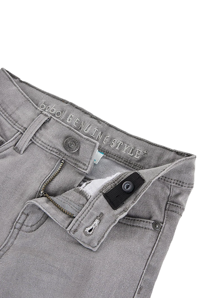 Boboli Pantalone denim elastico per ragazzo 590048 grigio