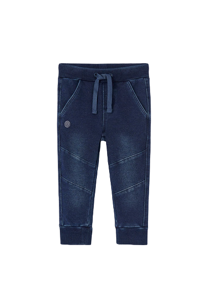 Boboli Pantaloni in felpa denim per bimbo 390013 blu