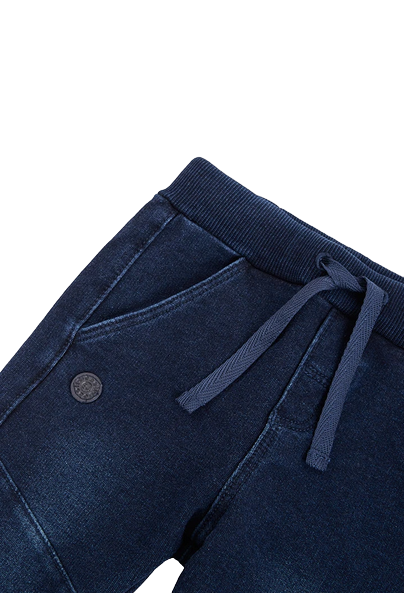 Boboli Pantaloni in felpa denim per bimbo 390013 blu