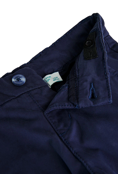 Boboli Pantaloni saten elasticizzato per ragazzi 718152 2440 blu