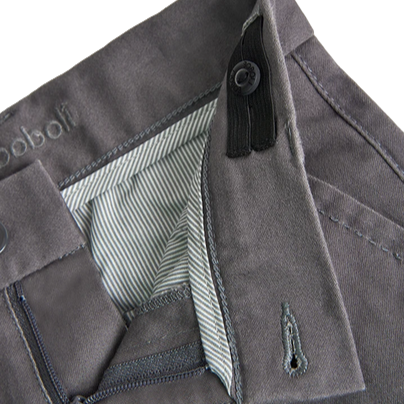 Boboli Pantaloni saten elasticizzato per ragazzo 737052 8119 grigio