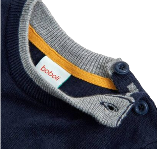 Boboli maglione maglieria per infant 717320 2440 blu navy