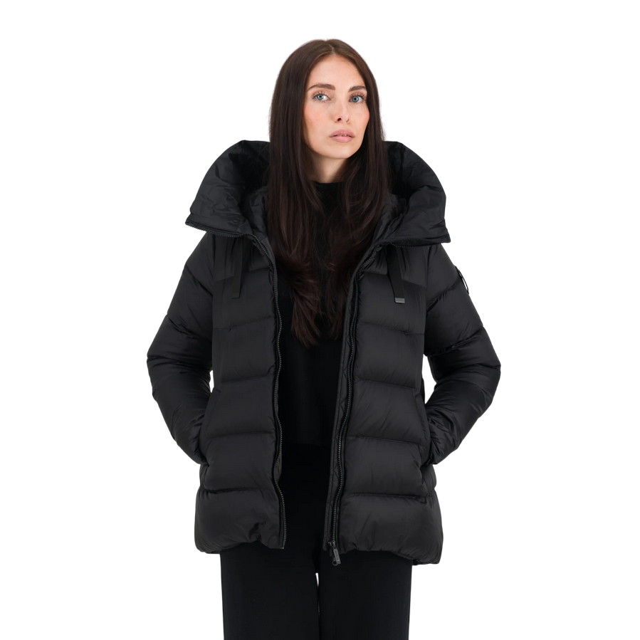 Bomboogie Piumino da donna con cappuccio Rome GW6012TDLC4 90 nero