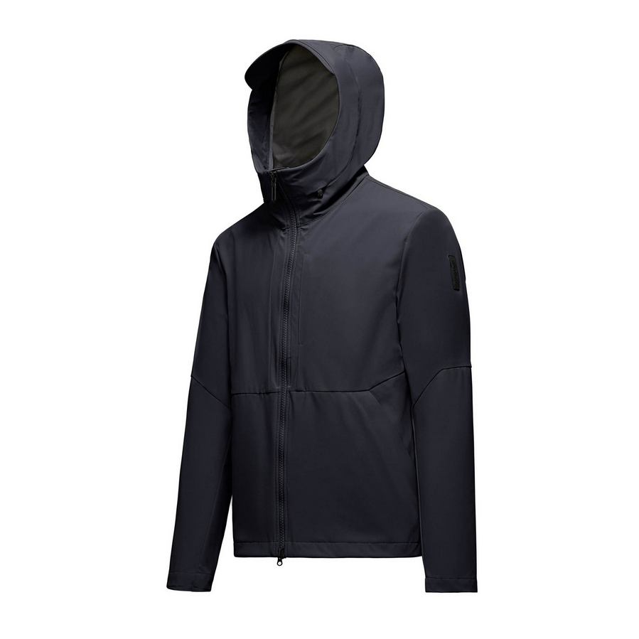 Bomboogie giubbino con cappuccio da uomo antipioggia e antivento sfoderata JM8400TNSD4 297 blu scuro1