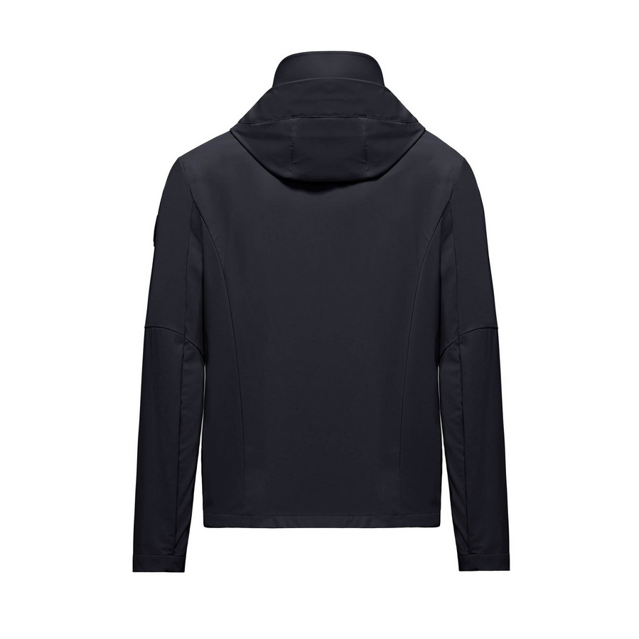 Bomboogie giubbino con cappuccio da uomo antipioggia e antivento sfoderata JM8400TNSD4 297 blu scuro2