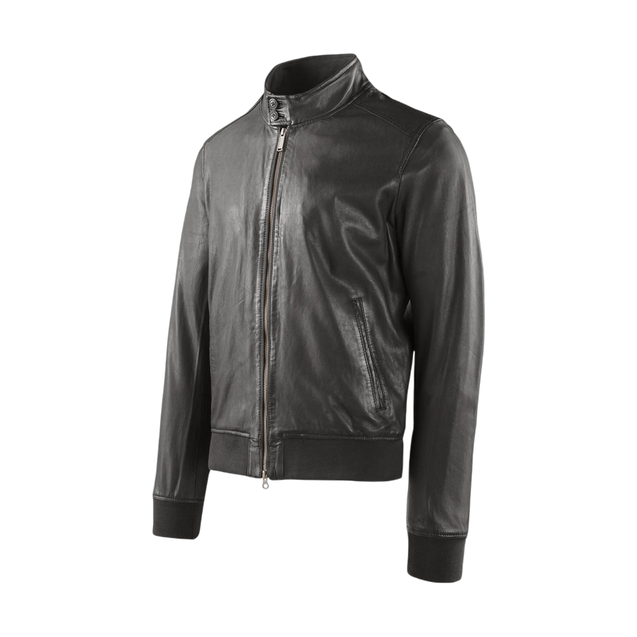 Bomboogie giubbino da uomo in pelle Friz JMFRIZPLGS marrone