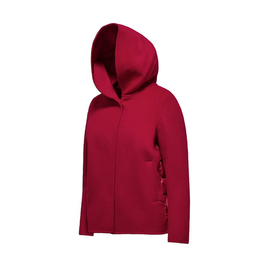 Bomboogie cappotto corto con cappuccio da donna GW8597TWLD4 435 rosso