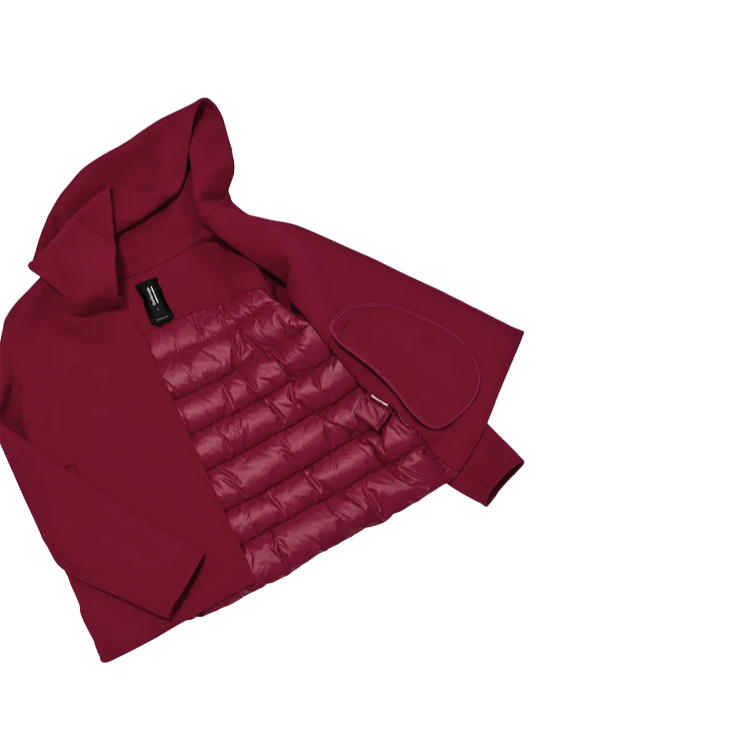 Bomboogie cappotto corto con cappuccio da donna GW8597TWLD4 435 rosso