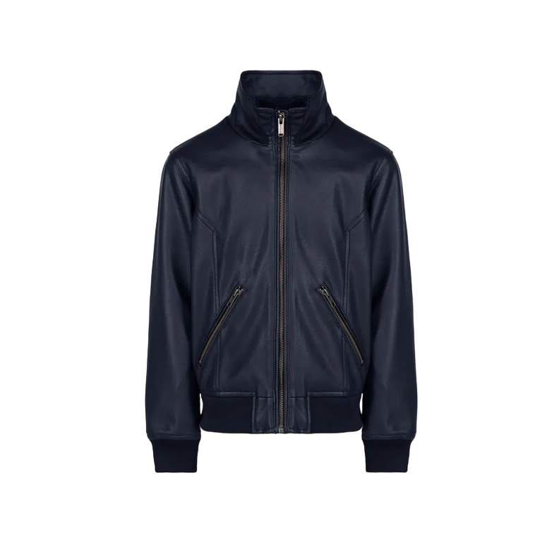 Bomboogie giacca bomber in ecopelle da ragazzo JKKELTPUS4 297 blu