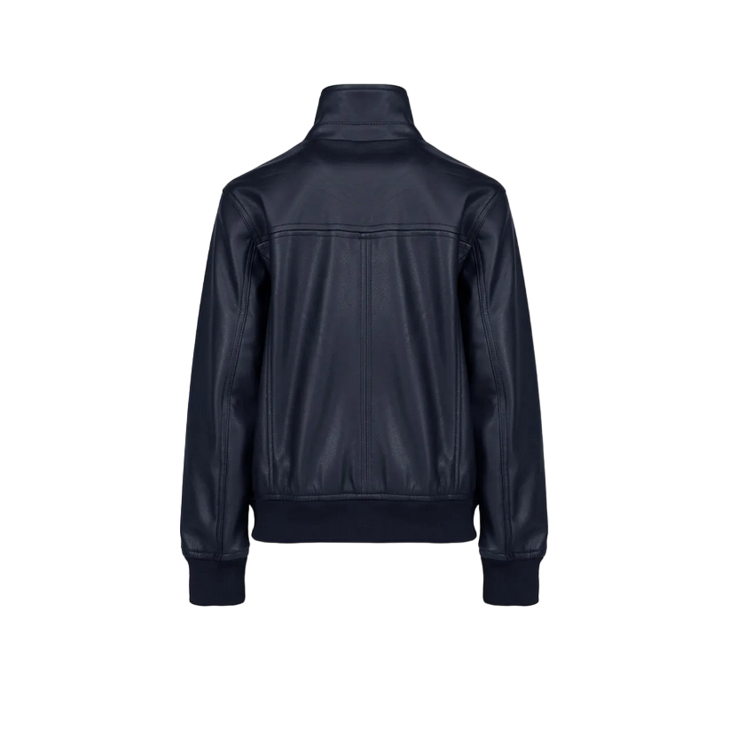 Bomboogie giacca bomber in ecopelle da ragazzo JKKELTPUS4 297 blu