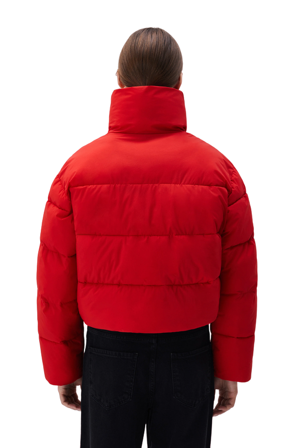 Brekka piumino da donna corto Tolosa rosso
