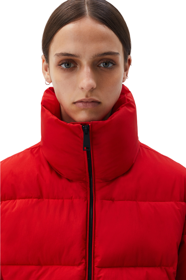 Brekka piumino da donna corto Tolosa rosso