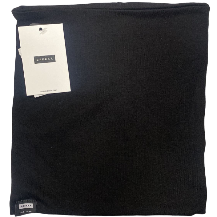 Brekka sciarpa ad anello in cotone jersey BRFK0648 nero