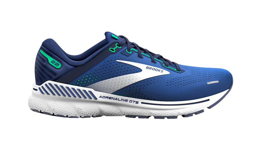 Brooks-Adrenaline-GTS-22-Scarpa-Running-Uomo-Blu-Verde-110366-1D-469-Sportiamo