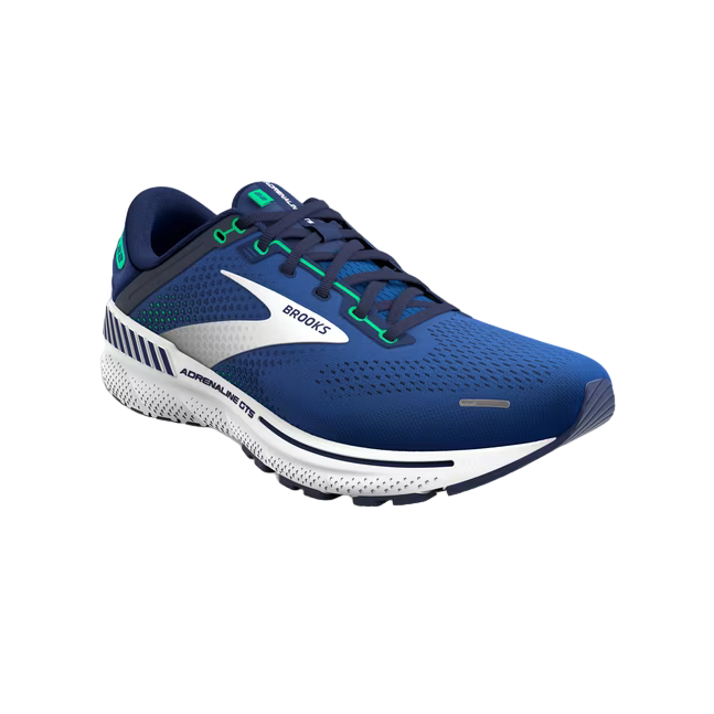 Brooks-Adrenaline-GTS-22-Scarpa-Running-Uomo-Blu-Verde-110366-1D-469-Sportiamo