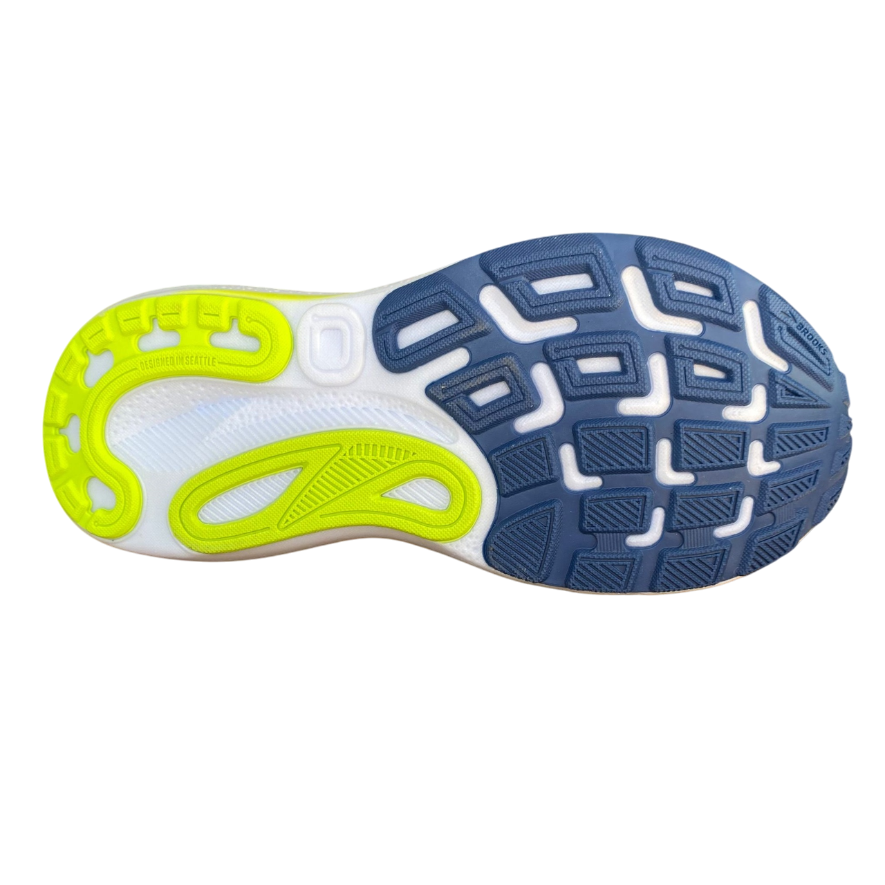 Scarpa da corsa Brooks Adrenaline GTS 24 con supporto dinamico per running, modello 1104371D-425, vista suola