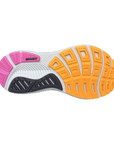 Scarpe running Brooks Ghost 17 da donna colore ostrica-albicocca dettaglio suola con tecnologia ammortizzante