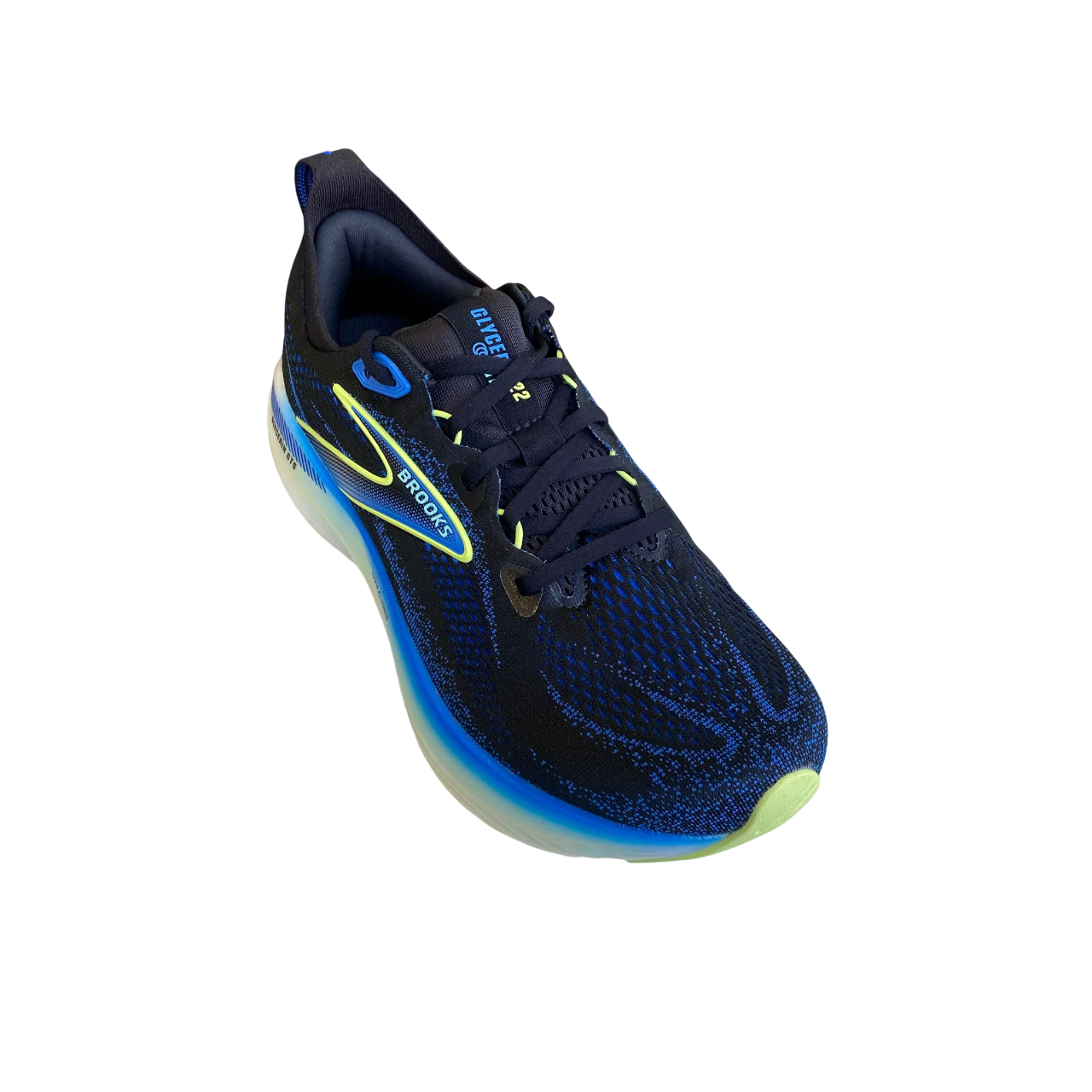 Brooks Glycerin GTS 22 1104461D 002 Scarpe Running Uomo Nero-Cobalto-Giallo