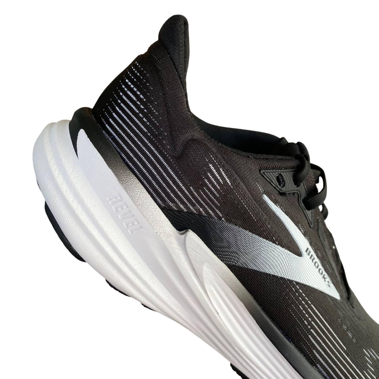 Scarpe da corsa donna Brooks Revel 8 per running e fitness, modello 1240561B-090", vista tacco