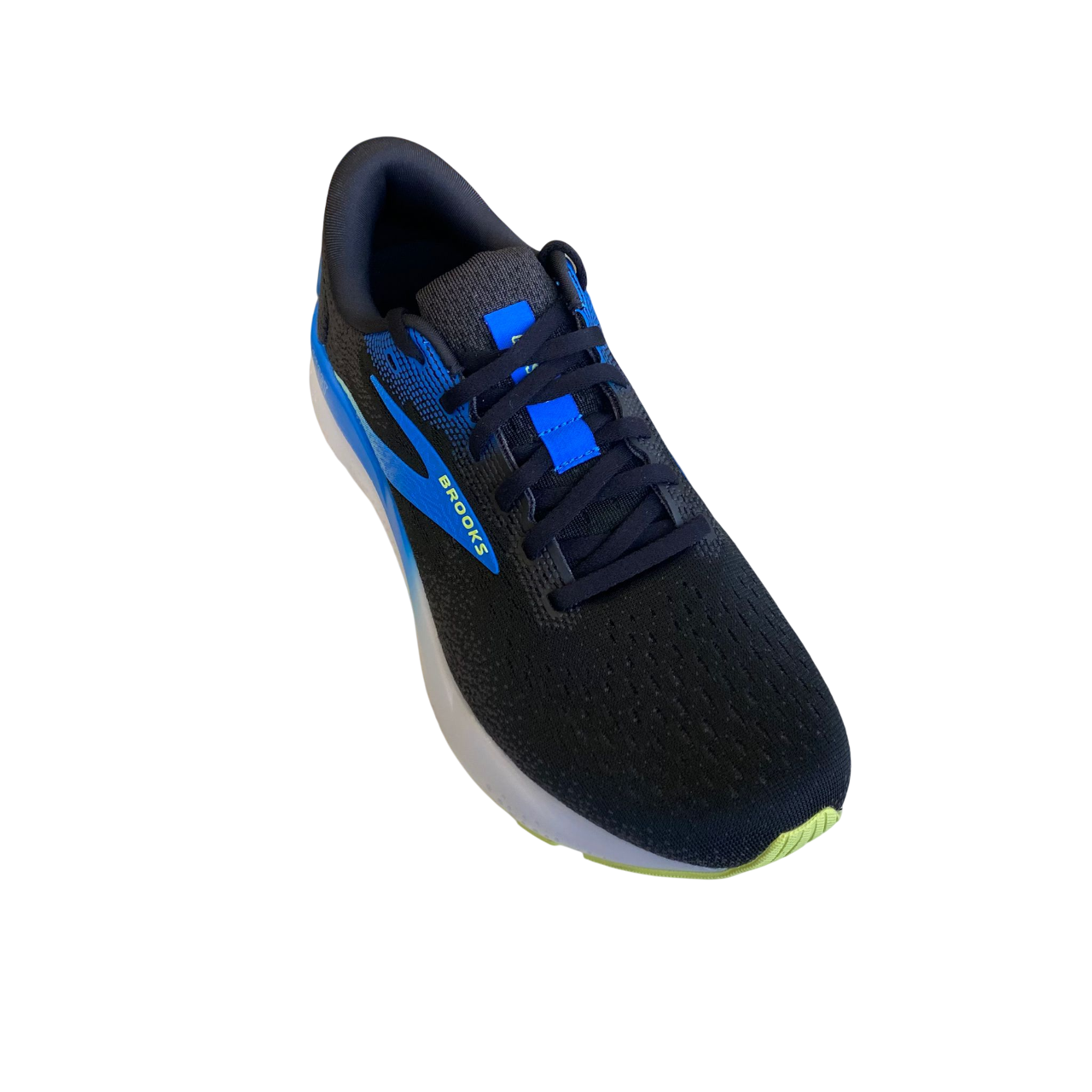 Brooks scarpa da corsa da uomo Ghost 16 1104181D 002 nero-cobalto-giallo