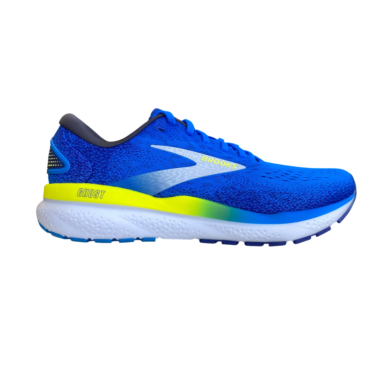 Brooks scarpa da corsa da uomo Ghost 16 1104181D 421 azzurro-blu-giallo