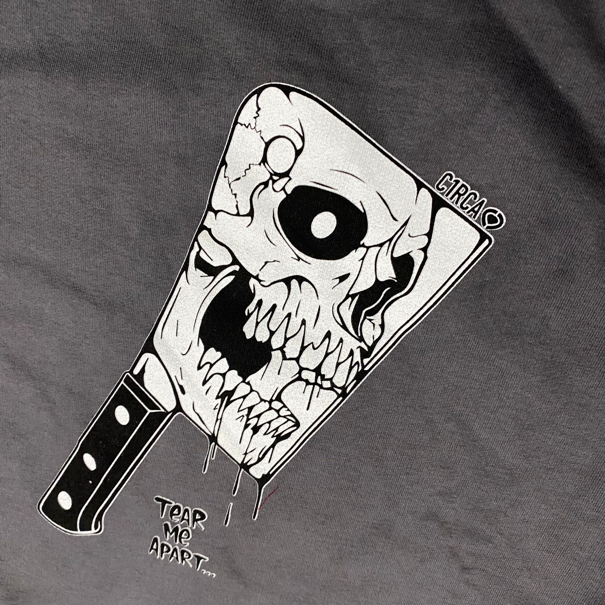 C1RCA felpa girocollo da uomo Tear Me Apart Crew MCN053 grigio