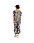 CafèNoir blusa manica corta stampata da donna JC0183 S042 fiore multinero