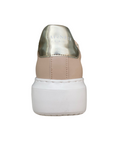 CafèNoir scarpa sneakers da donna con gioiello sui lacci c1DE1032 nocciola3
