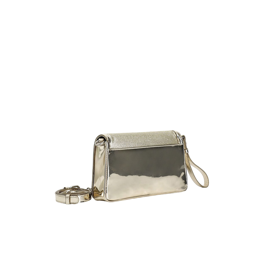 CafèNoir Borsa pochette ricorta di strass C3BA0602 Z012 oro