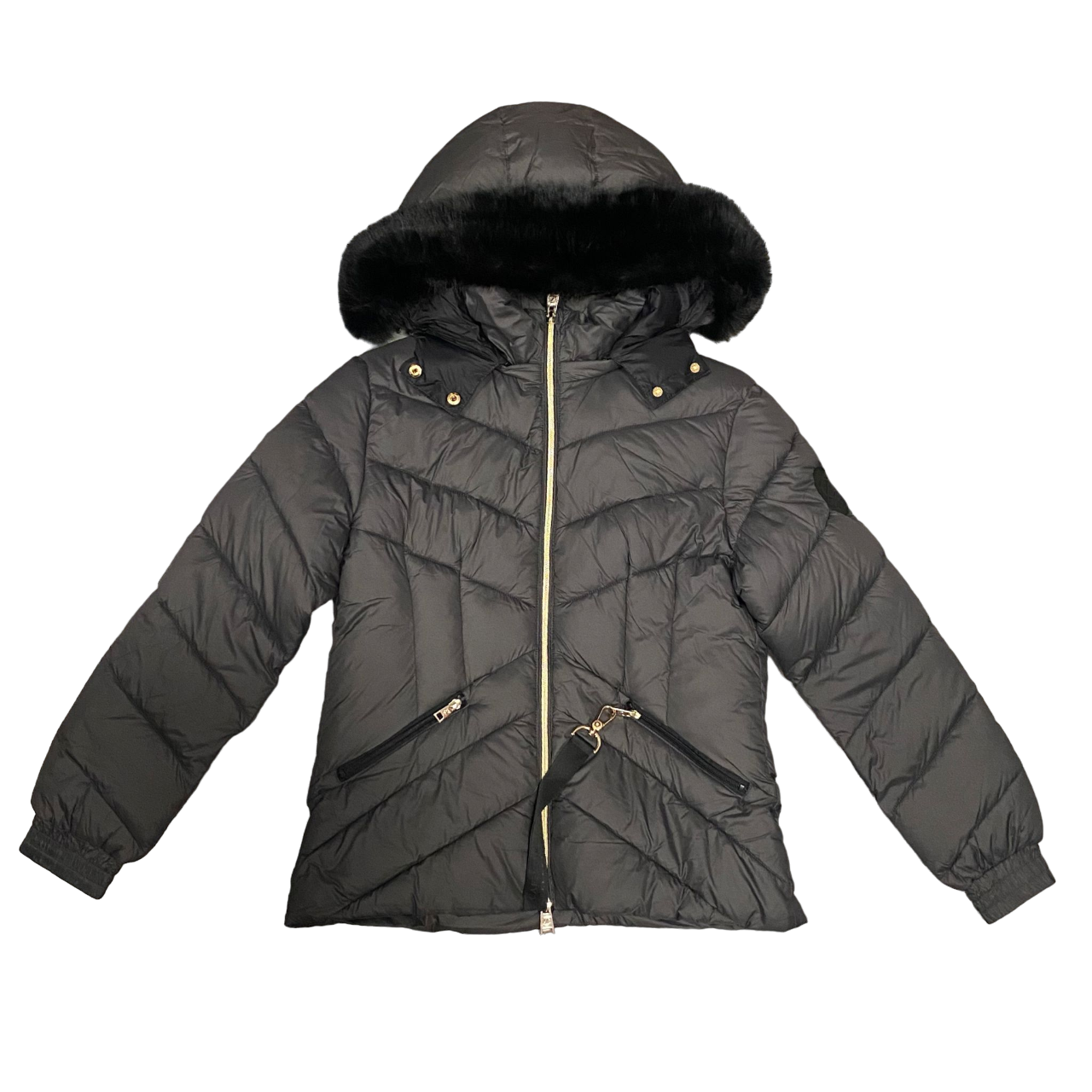 CafèNoir Piumino con cappuccio da donna avvitato c7JN0048 X004 espresso