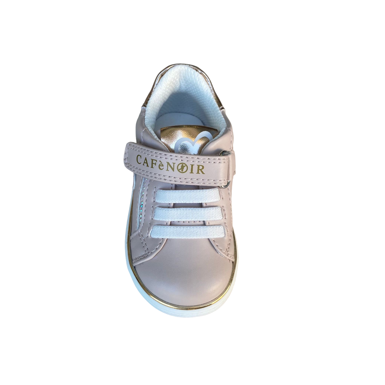Cafè Noir scarpa da bambina con laccio elastico e velcro C-2540p rosa