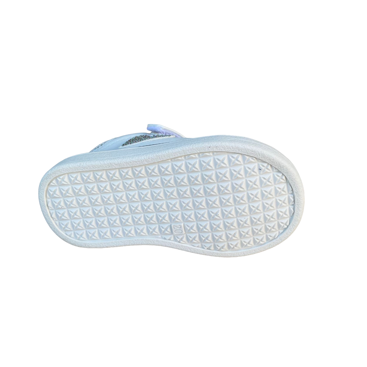 Cafè Noir scarpa da bambina con laccio elastico e velcro C-2540w bianco