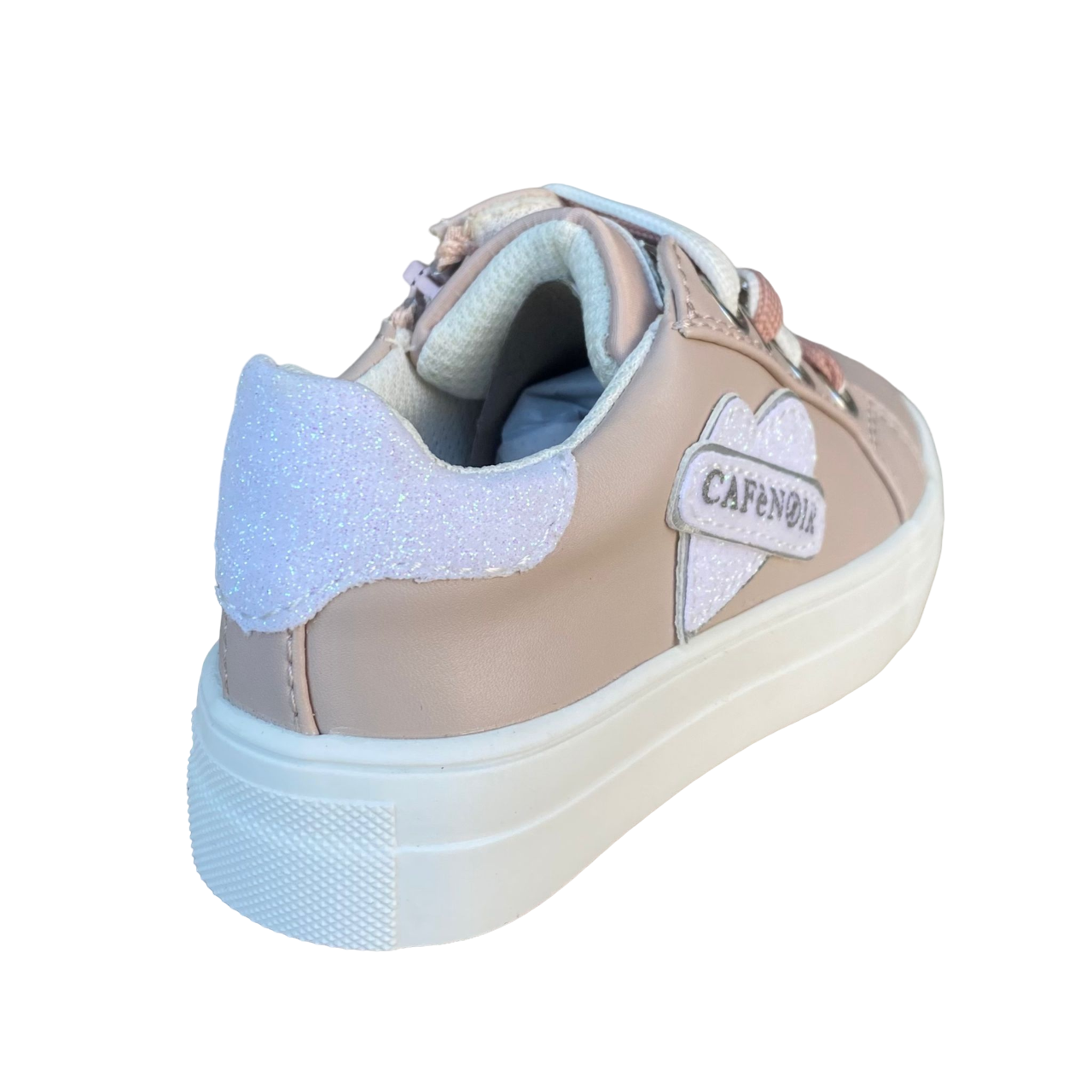 Cafè Noir scarpa da bambina con laccio e zip laterale C-2420p rosa
