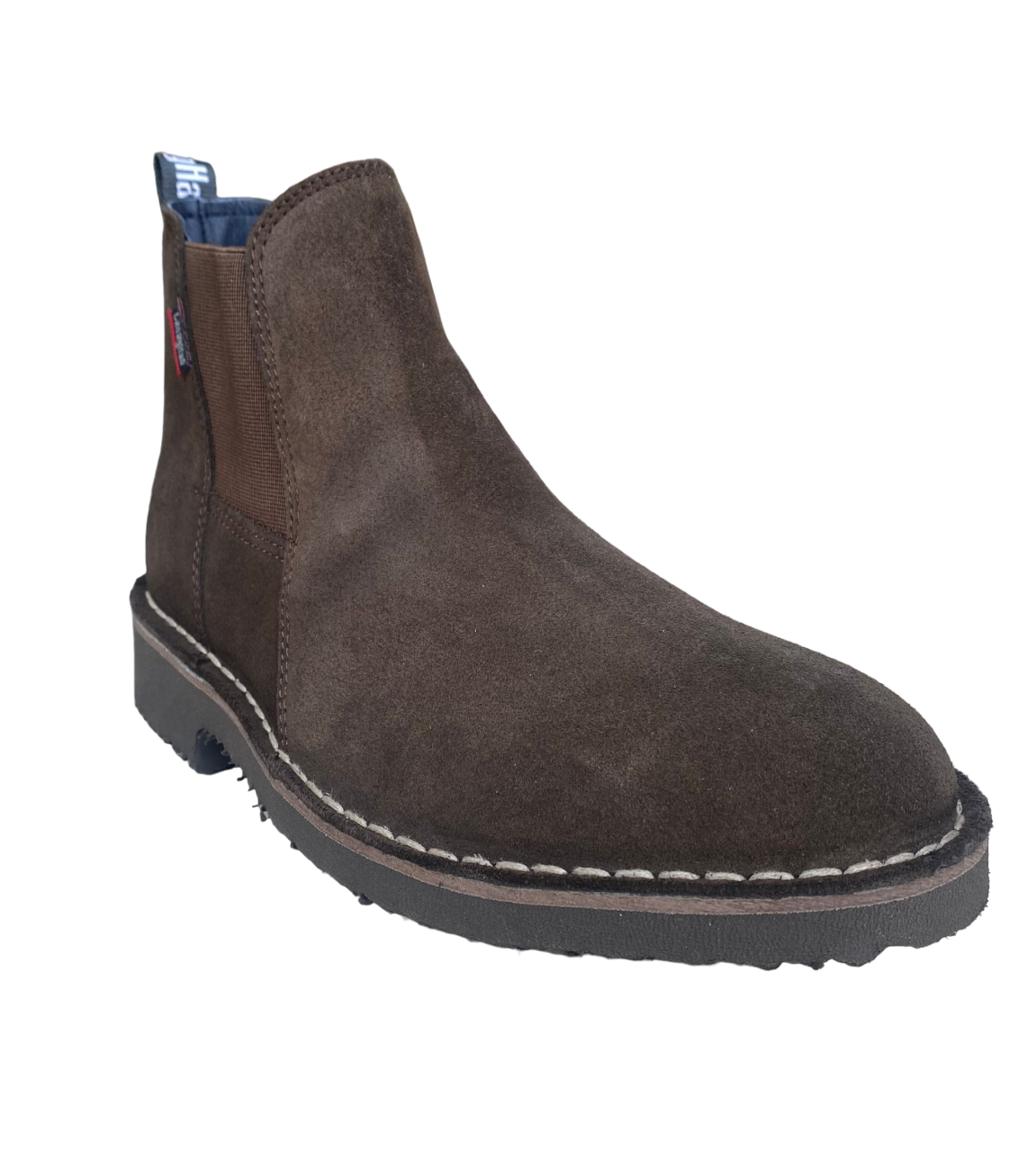 Callaghan polacchino da uomo con elastico in camoscio con protezione in Scotchgard Ante Gene 60402 marrone
