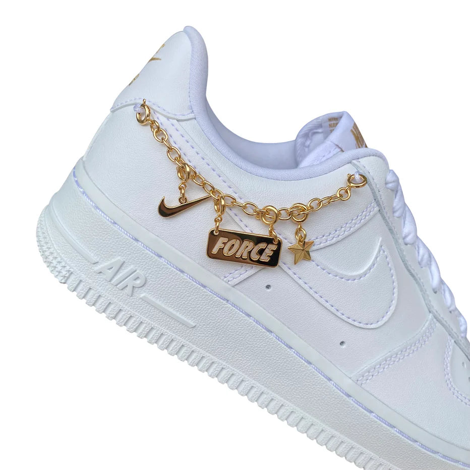 Catena Decorativa Nike Air Force 1 LX - Dettaglio Oro Elegante