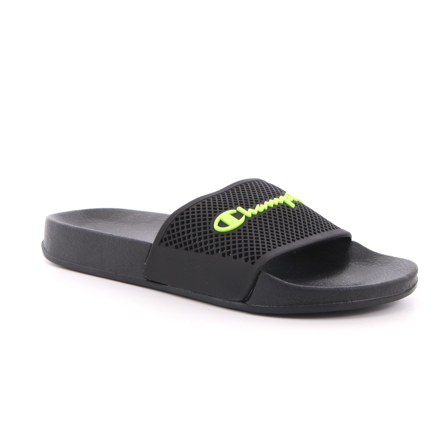Champion Ciabatta Slide Daytona Boy PS S31858 KK006 NBK black-lime