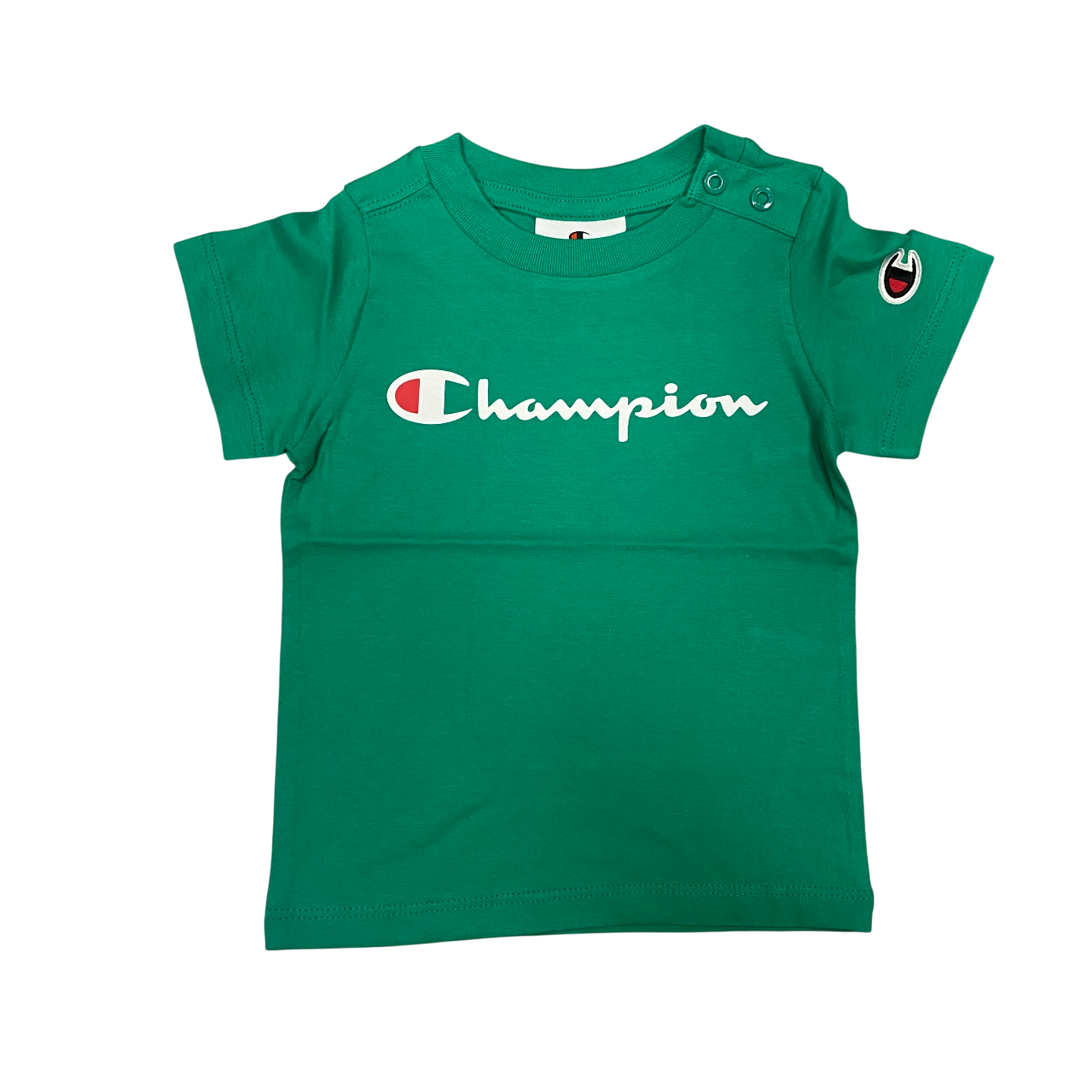 Champion 3 magliette manica corta da bambino 306900 BS501 blu-bianco-verde