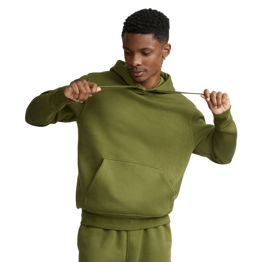 Champion Felpa Uomo Cappuccio 221995 GS585 Verde – cotone, comfort, stile sportivo
