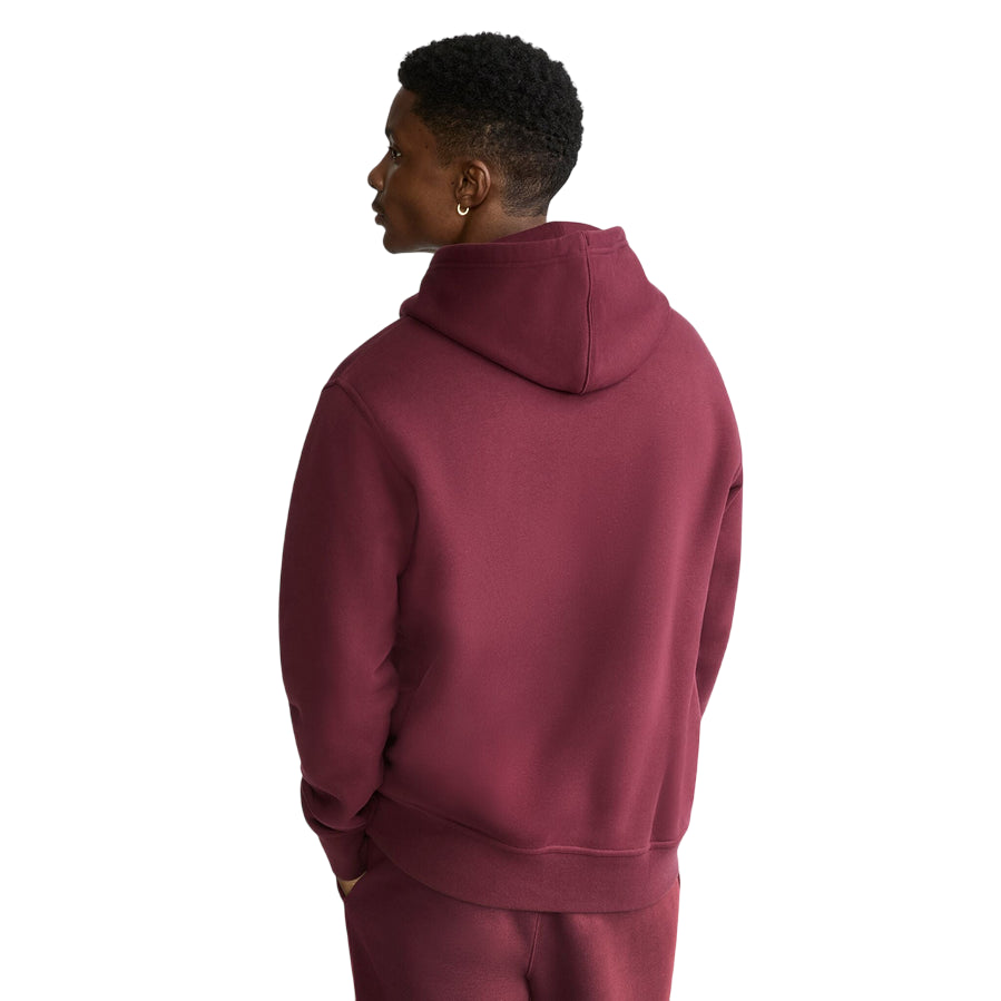 Champion Felpa Uomo Cappuccio 221995 RS522 Bordeaux  – cotone, comfort, stile sportivo - retro