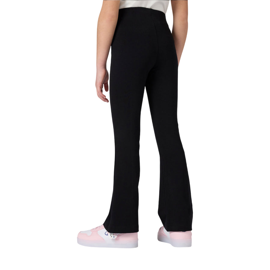 Champion Leggings Fitted Flare Bambina 405215 KK001 Nero - Comfort & Stile con Logo Iconico - retro